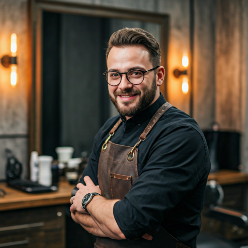 Miguel Sastre en Peluquería Sastre, peluquería local en Santa Maria del Camí